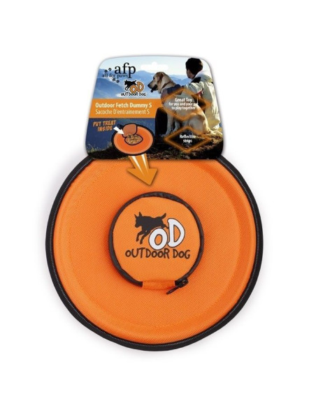 Frisbee 24 Cm Out Door Dog  Verde&Narnja