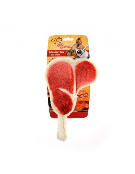 Juguete Mordedor Bbq Grillers  T-Bone L-27cm