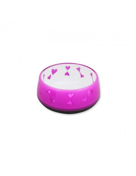 Comederos Dog Love Plásticos  Rosa S 300ml