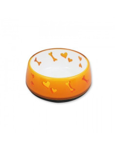 Comederos Dog Love Plásticos  Naranja M 600ml