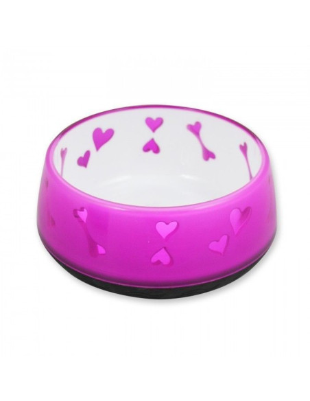 Comederos Dog Love Plásticos  Rosa L 300ml