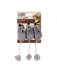 Juguete Lamb Cat   3 Ratones