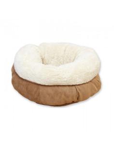 Cama Donut Lamb Cat Beige