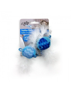 Juguete Modern Cat  Bola De Plumas 8cm