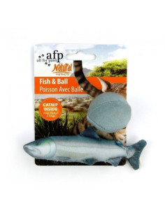 Natural Intincts Catnip Pez-Pelota 15cm