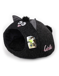 Cama Meow Catzilla Negra