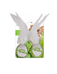 Green Russ Jug. Full Catnip -Pelotas Pluma 5cm