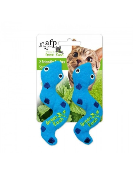 Green Russ Jug. Full Catnip -Serpiente 13,5cm