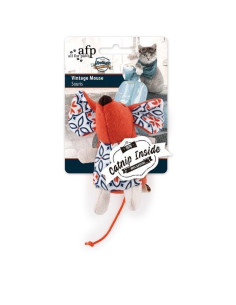 Juguete Vintage Pet Cat Ratón 9,5cm