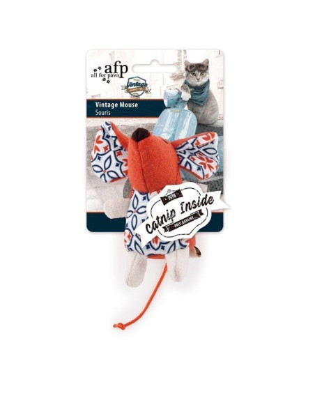 Juguete Vintage Pet Cat Rat�n 9,5cm