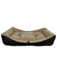 Cama Lamb Dog De  Marrón L 105x65x18cm