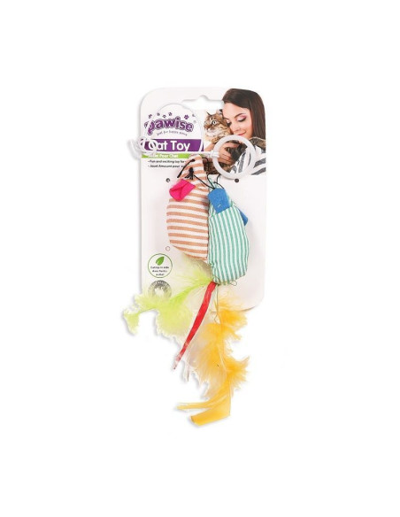 Juguetes Twins Gatos Pawise 17cm Ratón