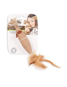 Nature First Gatos Pawise Papel Ratón Plumas 20cm