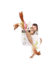 Nature First Gatos Pawise Papel Caram./Plumas20cm