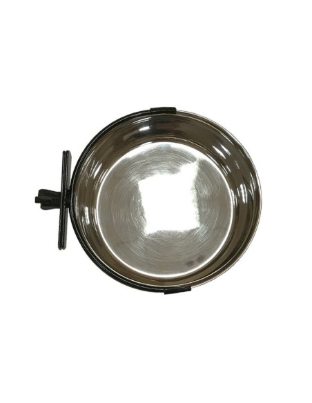 Living World Comedero Acero Inox.Con Base- 590 Ml