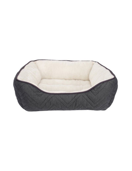 Cama Classic Rectangular Gris Blanco
