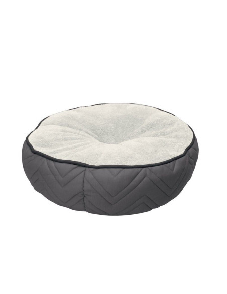 Cama Redonda Classic Cuddle Redonda Gris Blanco.