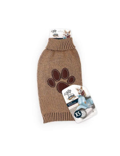 Jersey Vintage Cuatro Patas-Marrón Xs-20,3cm