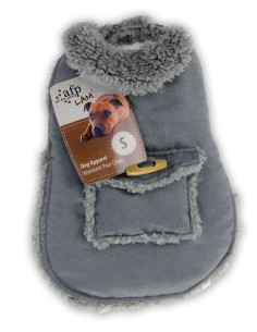 Abrigo Lam Acolchado Gris M 30,5cm