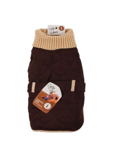 Chaqueta Turtleneck  Marrón Xs 20,3 Cm