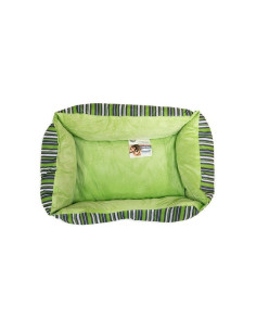 Cama Cuddler Strip 50x38x15 Cm Verde