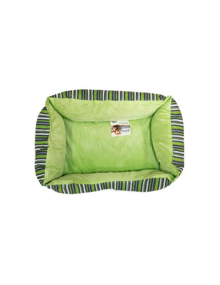 Cama Cuddler Strip 50x38x15 Cm Verde