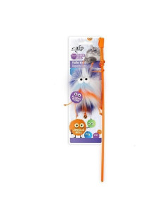 Varita Fluffer Naranja Furry Ball