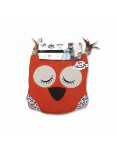 Saco Búho Vintage Pet 38x36cm  Naranja 2