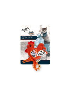 Juguete Vintage Pet Cat Pez Con Pluma 15cm 2
