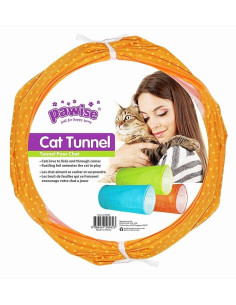 Refugios Nylón Gatos Pawise Tunel 25x50cm 2