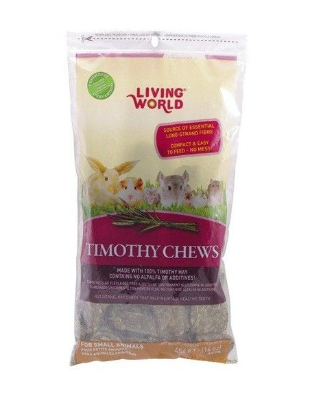 Heno Fibra Timothy Chews 454 Gr