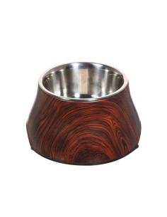 Comedero Elevado Madera 850 Ml 2