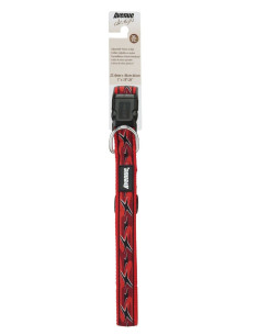 Collar  Ajustable Naylon Ninja Rojo 15,9mm Avenue 2