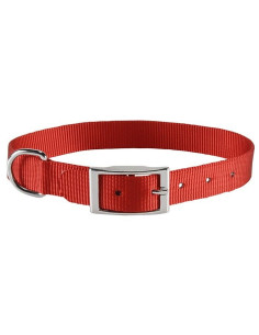 Collar Ajustable Naylon Rojo 25mm Avenue