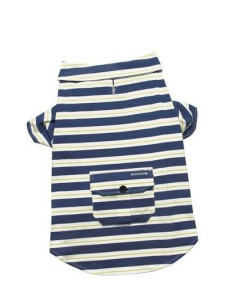 Polo A Rayas Azul, Xl