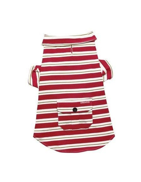 Polo A Rayas Rojo, Xxl