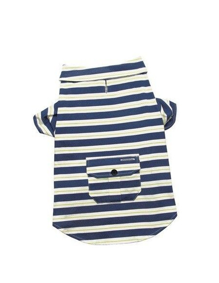 Polo A Rayas Azul, Xxl