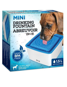 Zeus Mini Bebedero Fuente, 1,5L 2