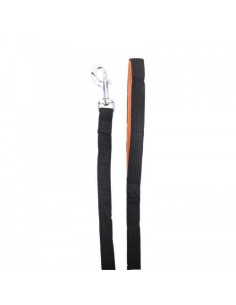 Correa Adiestramiento De Nylon Negra 15m