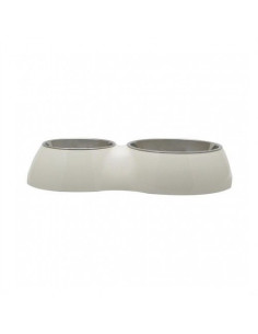Comedero Doble Blanco