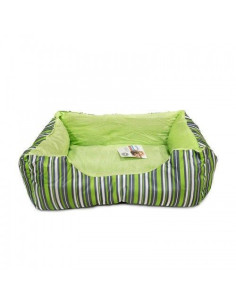 Cama Cuddler Strip 50x38x15 Cm Verde 2