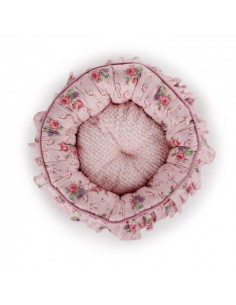 Cama Shabby Chic  Redonda M Rosa 42 Cm 2