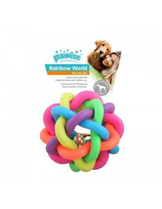 Juguete Rainbow Word Pawise Pelota 7,5cm