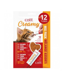Catit Creamy Snack Liquido Multi-pack 12Pc x15g