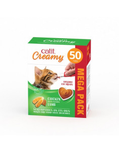 Catit Creamy Salmón y Gambas 50x10g