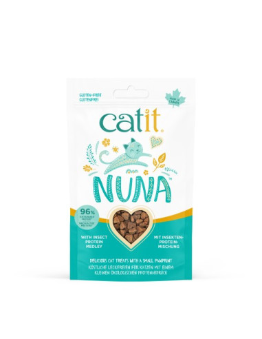 Catit Nuna Snack Mezcla Proteína de Insectos, 60g