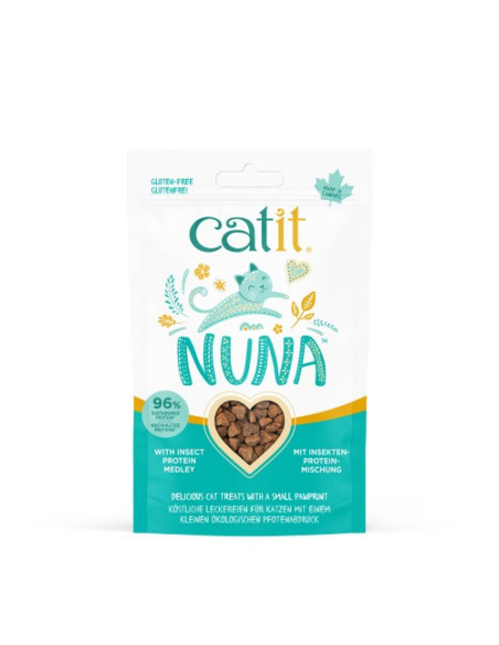 Catit Nuna Snack Mezcla Proteína de Insectos, 60g