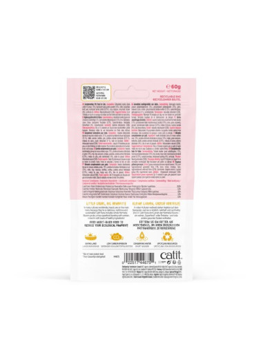 Catit Nuna Snack Proteína Insecto y Pollo, 60g