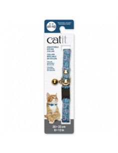 Catit Collar Breakaway Remache Dorado, Corazones