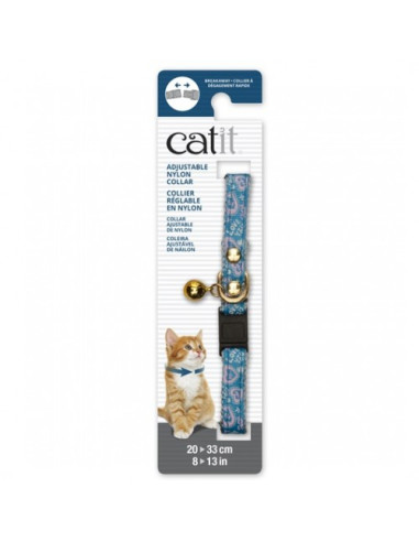 Catit Collar Breakaway Remache Dorado, Corazones